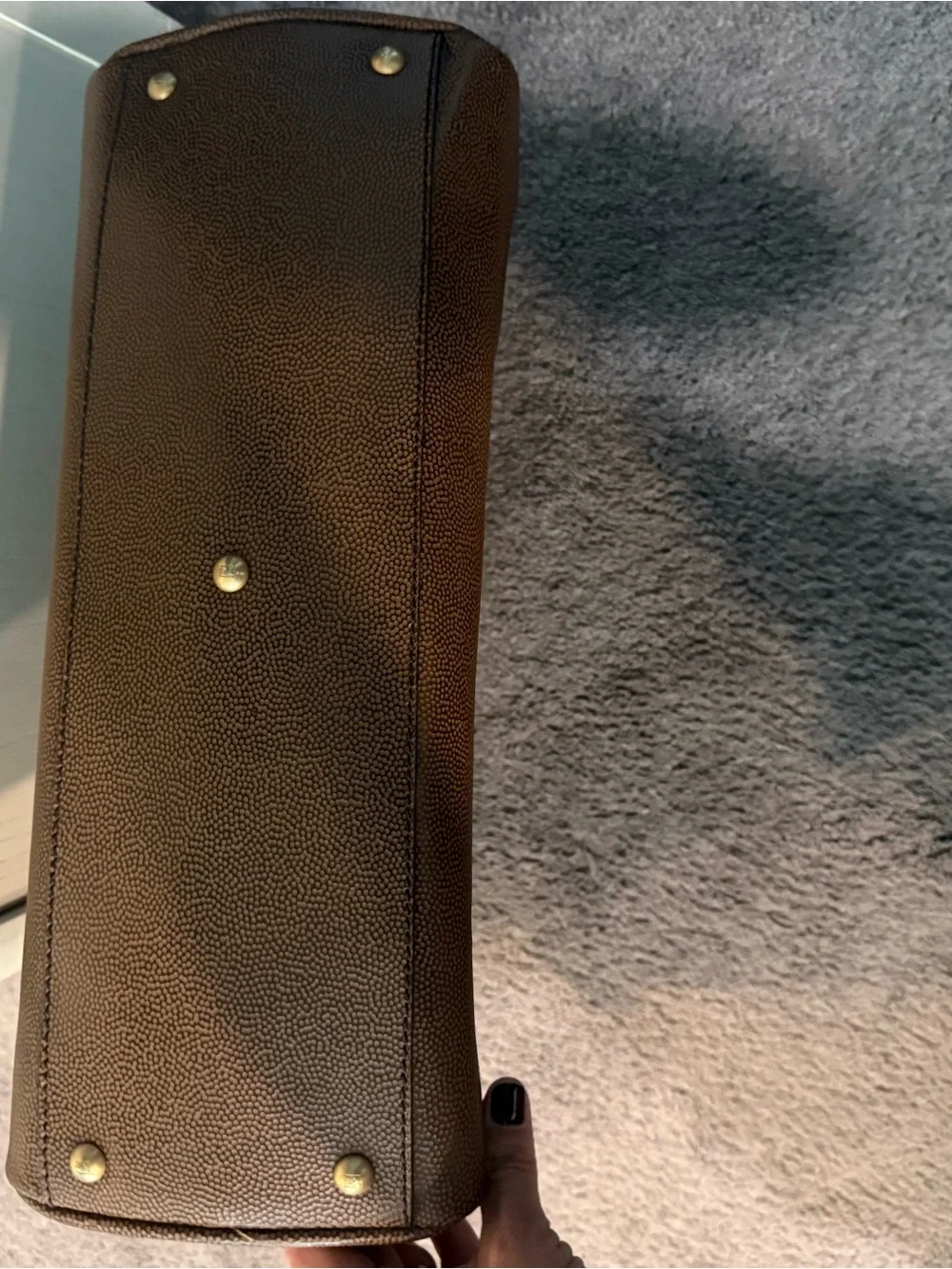 Fendi Tan Peekaboo Bag Gold Hardware